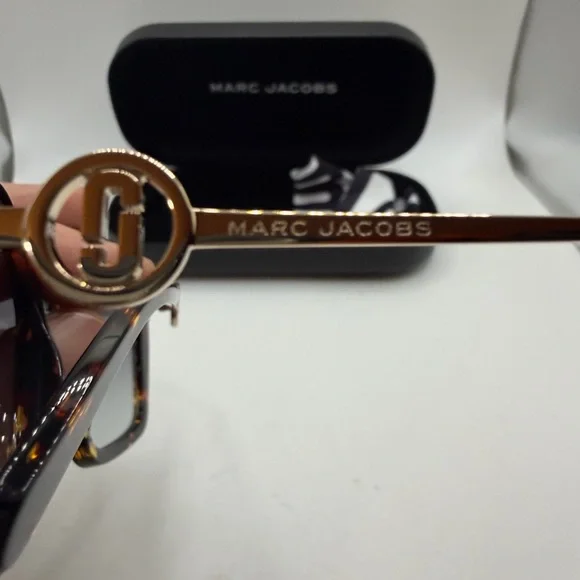 Marc Jacobs Brown Tortoise Sunglasses - Picture 6 of 12